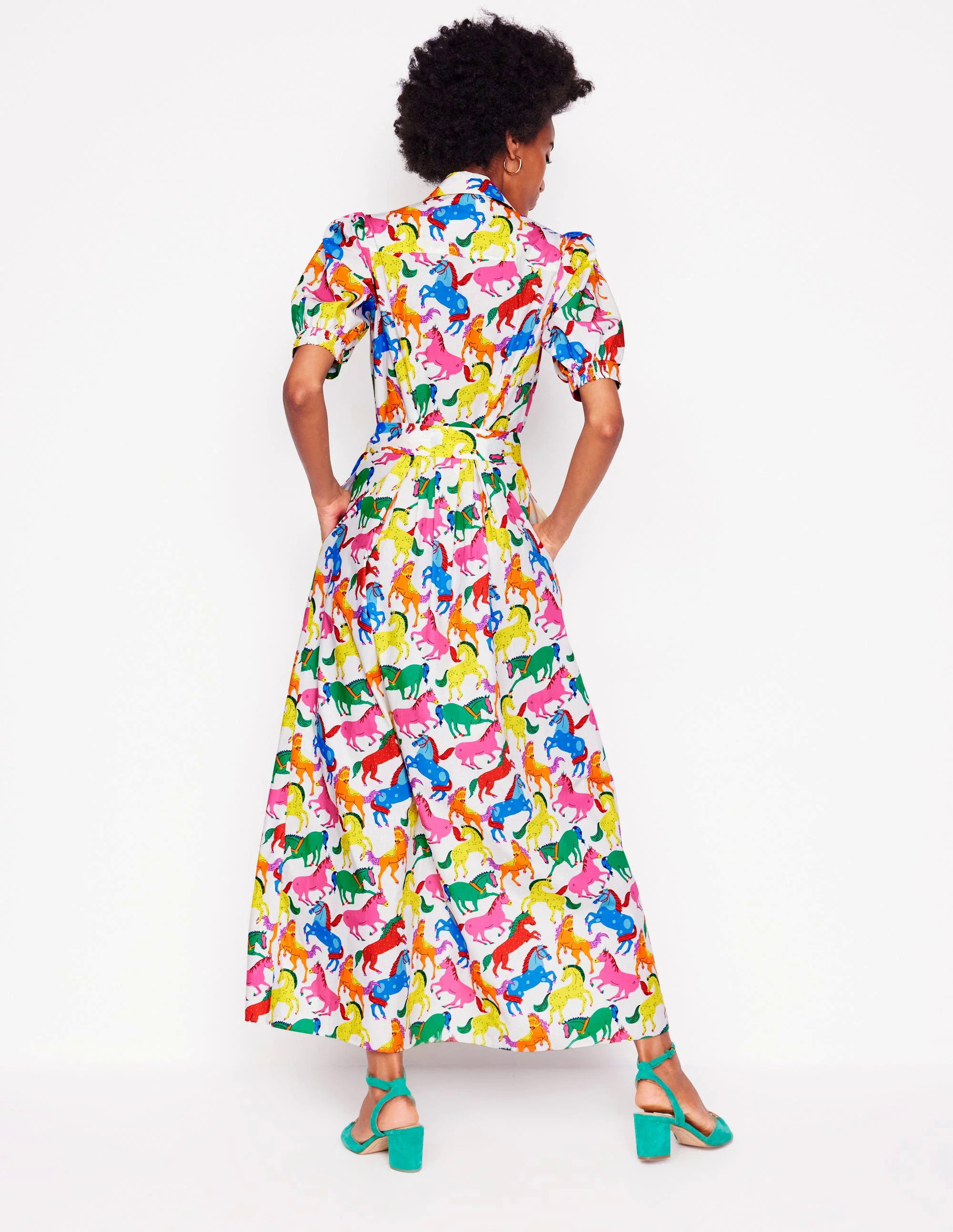 Alexa Maxi Shirt Dress-Multi, Pony Club